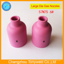 57N75 boquilla de cerámica para la antorcha tig